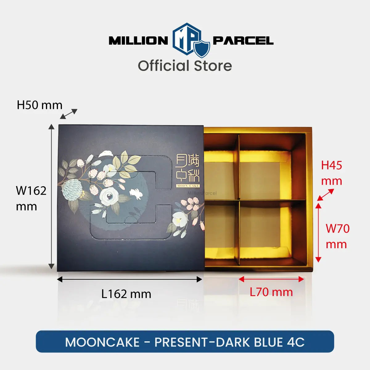 Moon Cake Box / Mooncake Boxes - MillionParcel