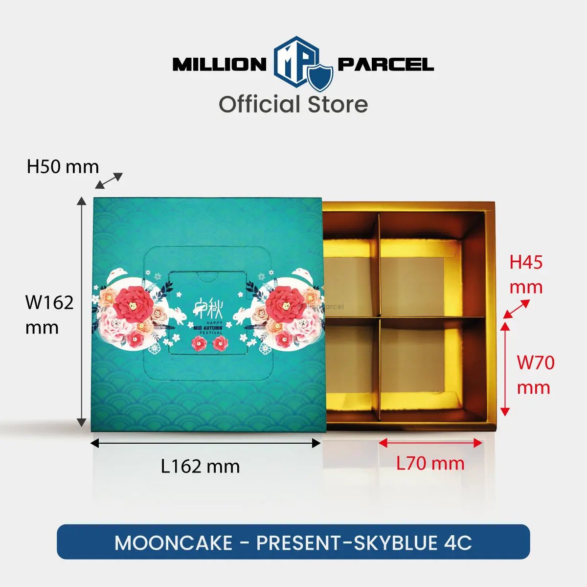 Moon Cake Box / Mooncake Boxes - MillionParcel