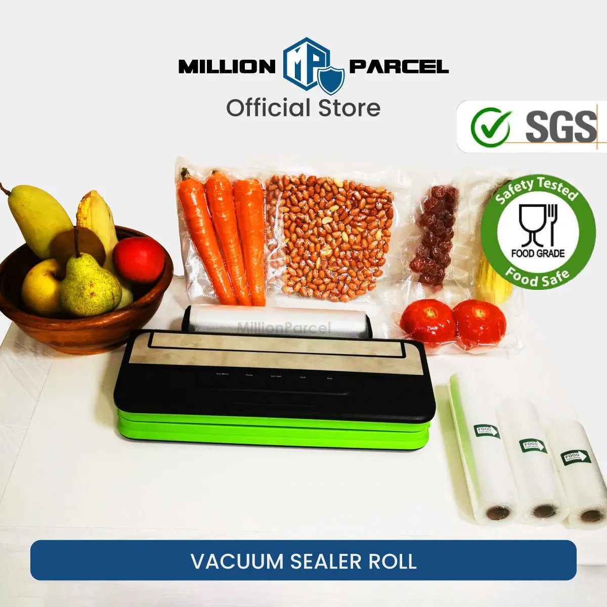 Vacuum Sealer Roll | Vacuum Sealer Bag - MillionParcel