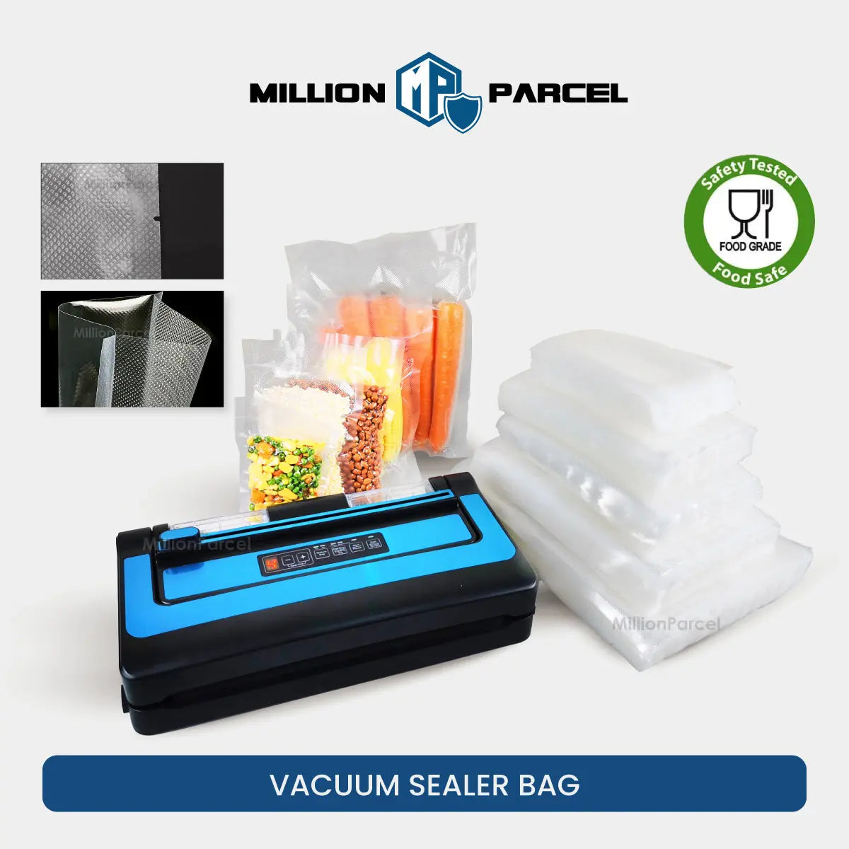 Vacuum Sealer Roll | Vacuum Sealer Bag - MillionParcel