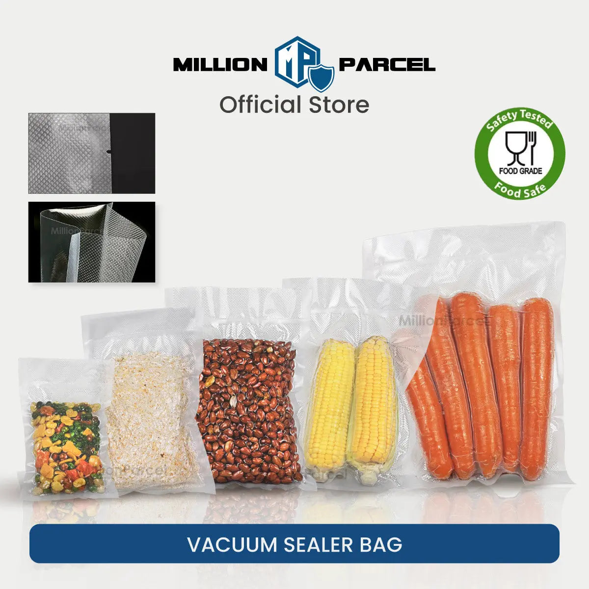 Vacuum Sealer Roll | Vacuum Sealer Bag - MillionParcel