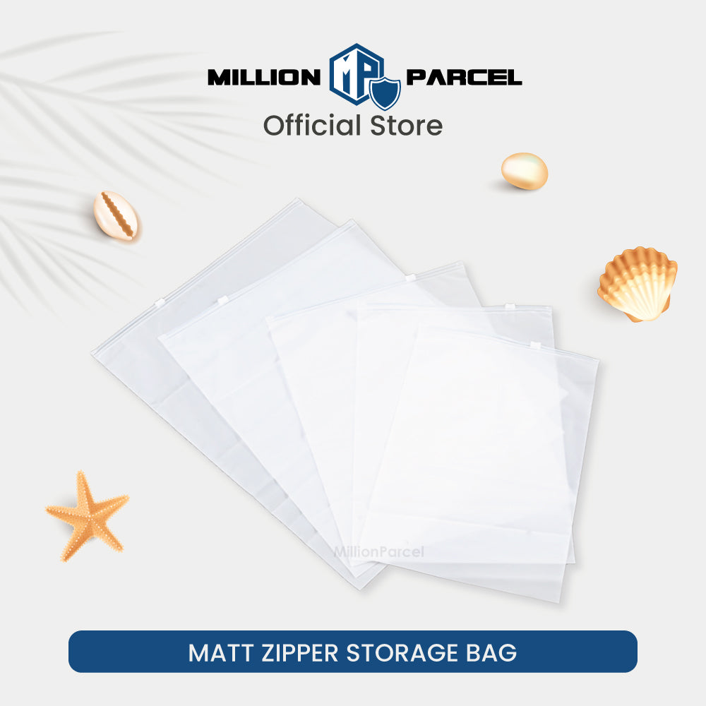 Matt Zipper Storage Bag
