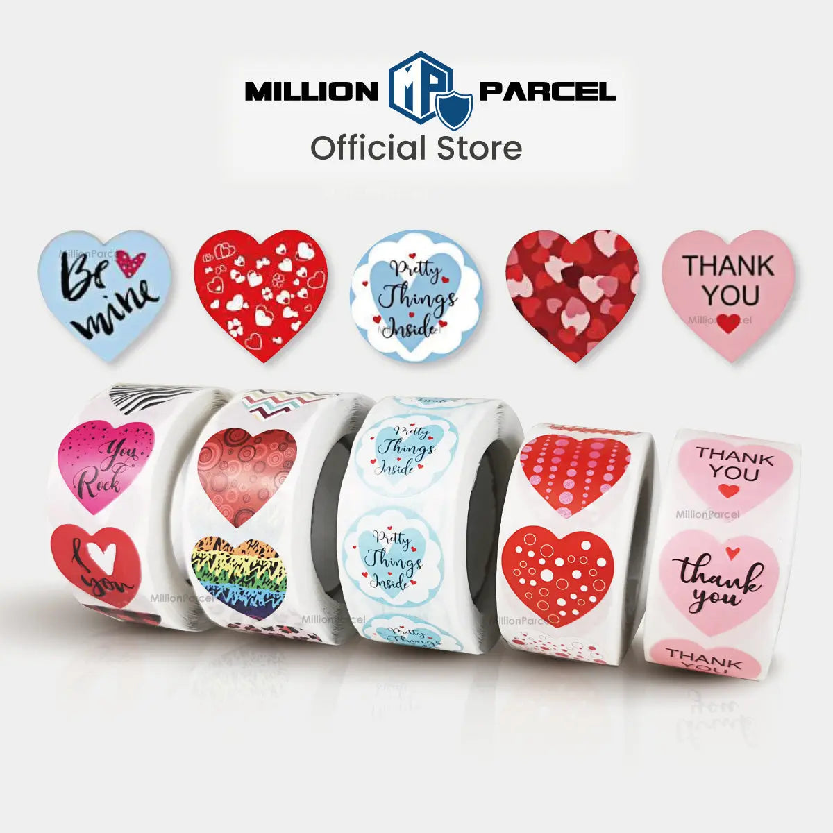 Thank You Sticker Label Roll | CNY Sticker Label - MillionParcel