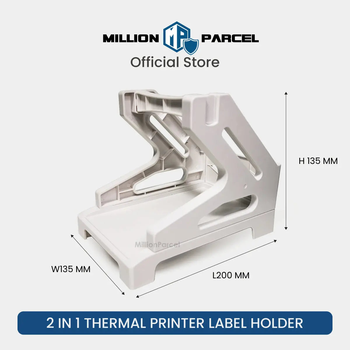 2 In 1 Thermal Printer Label Holder - MillionParcel