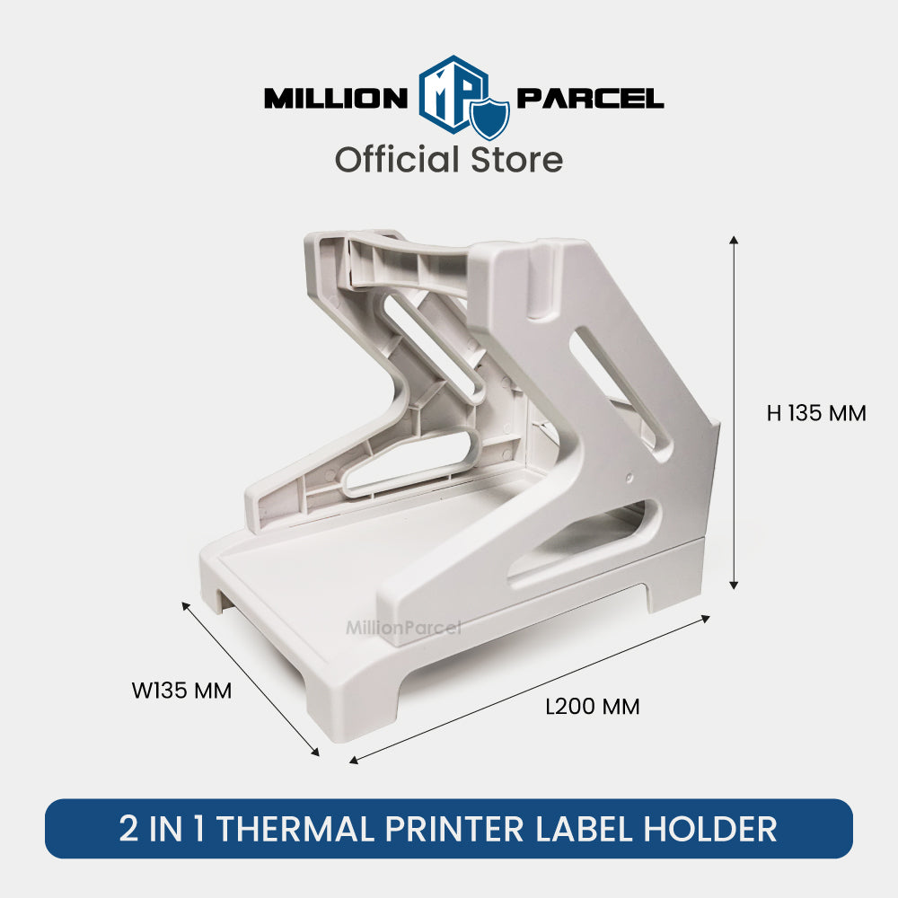 2 In 1 Thermal Printer Label Holder