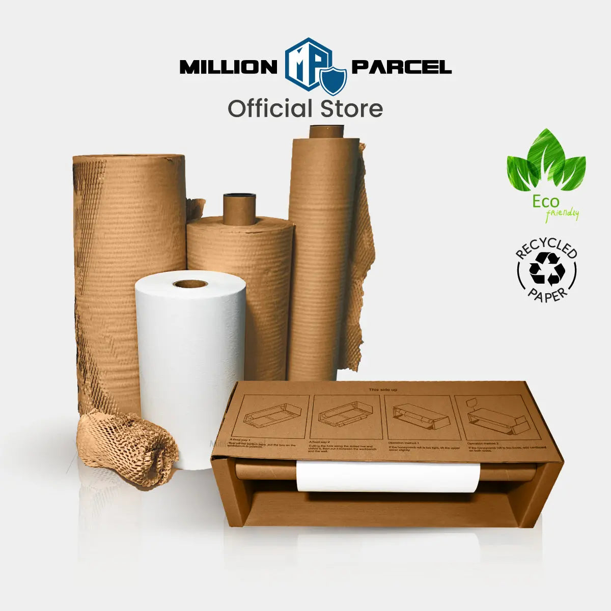 Honeycomb Wrap  | Honeycomb Paper Replace Bubble Wrap - MillionParcel