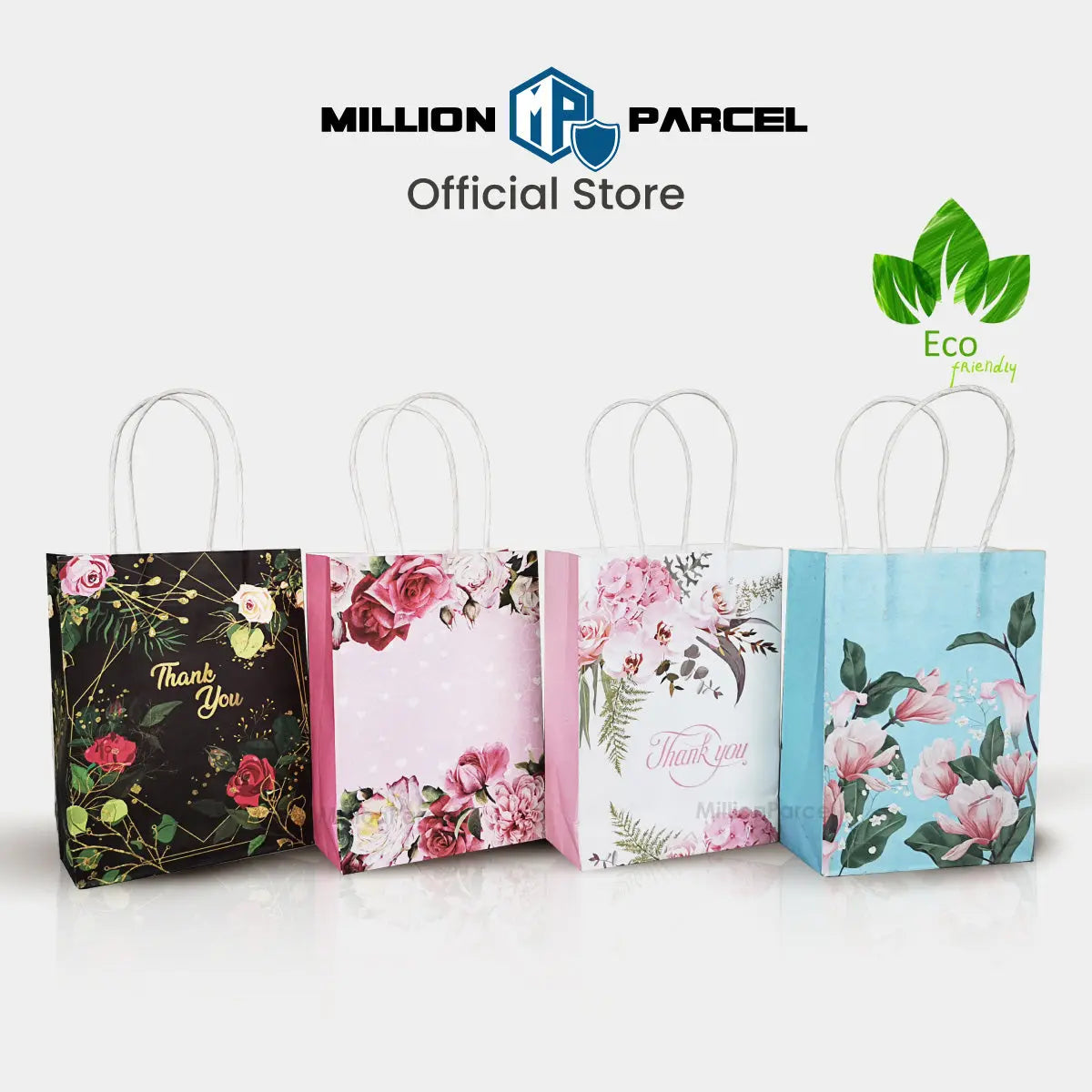 Thank You Paper Bag - Eco-Friendly - MillionParcel