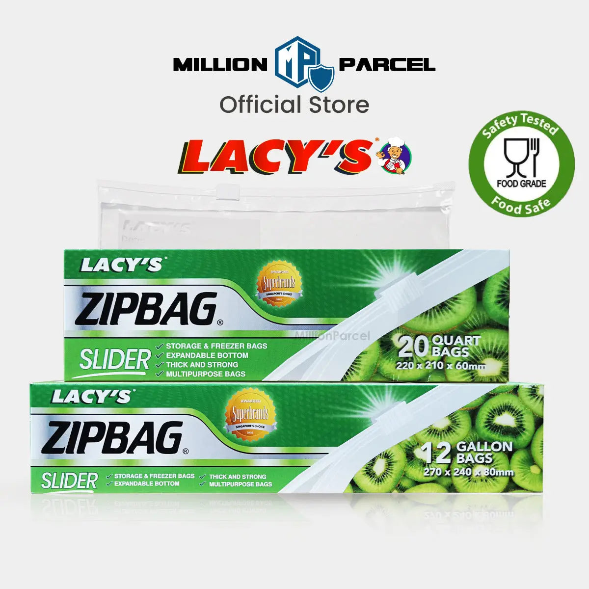 Lacy’s Slider Bags - MillionParcel