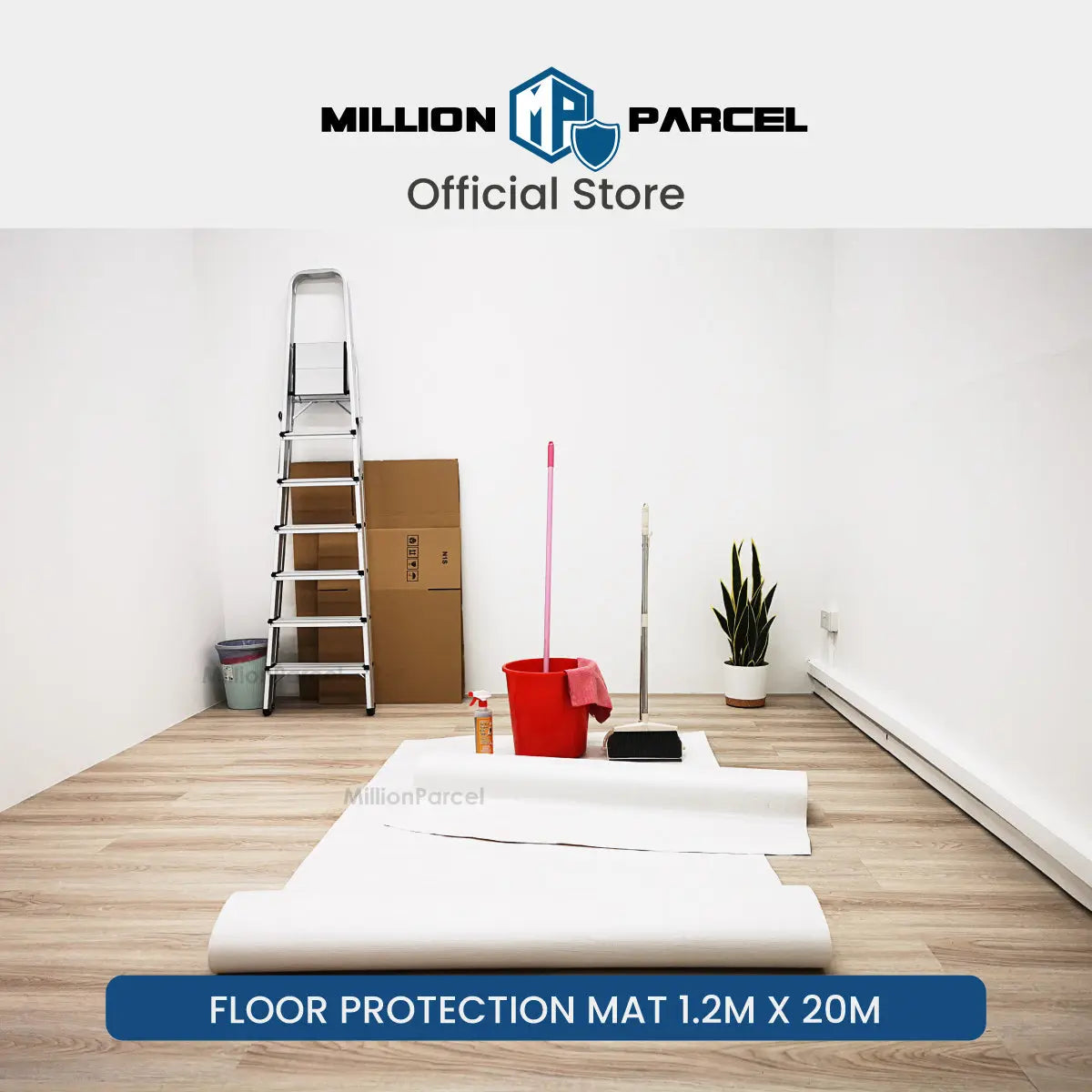 Floor Protection Mat 1.2m x 20m - MillionParcel