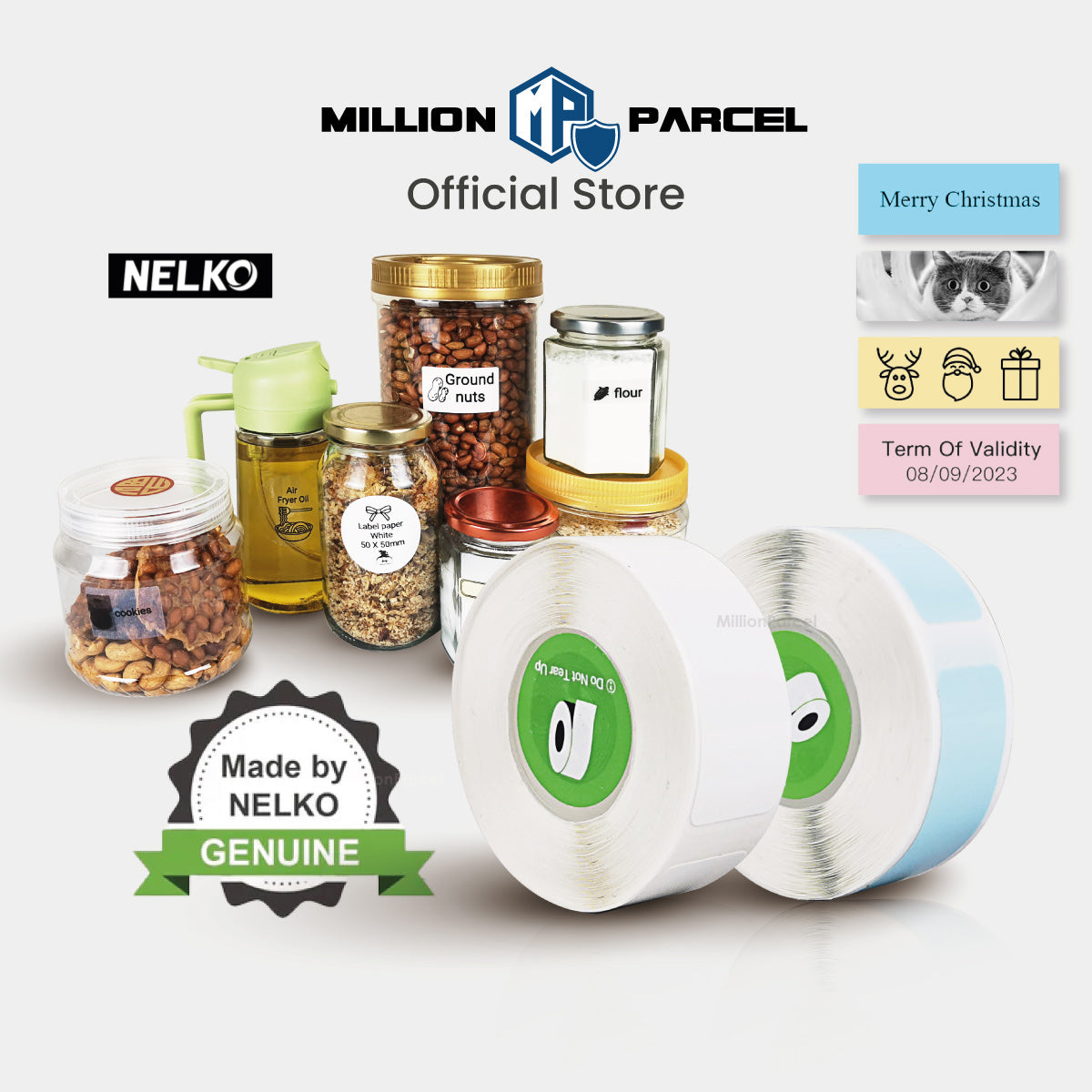 NELKO Paper Sticker | Label Sticker | Custom Sticker