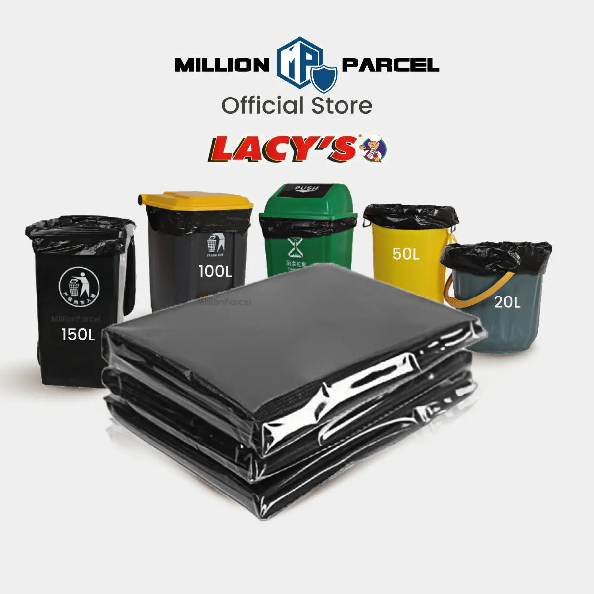 LACY'S Heavy Duty Garbage Bag - MillionParcel