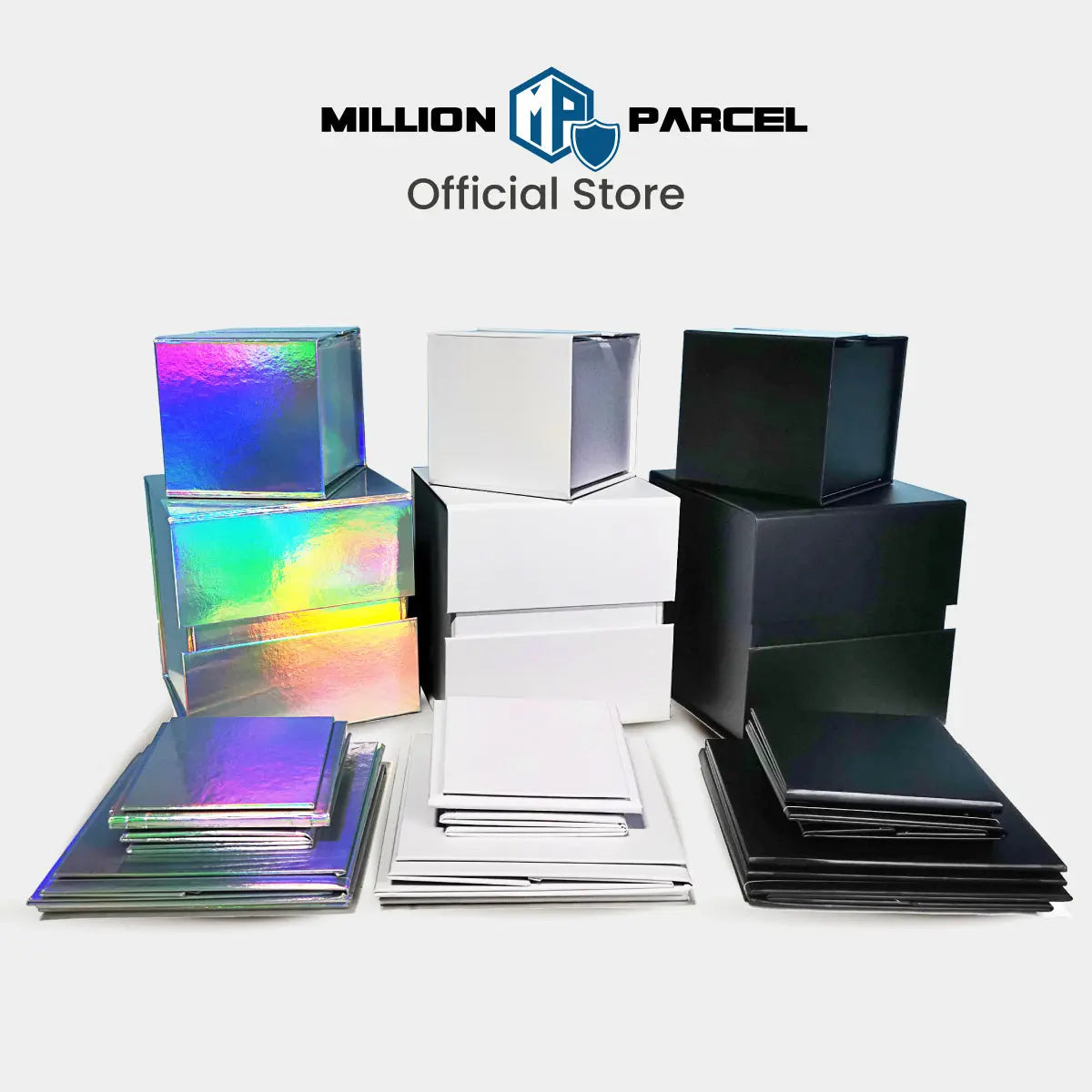 Premium Small Square Folding Gift Boxes with Magnetic - MillionParcel