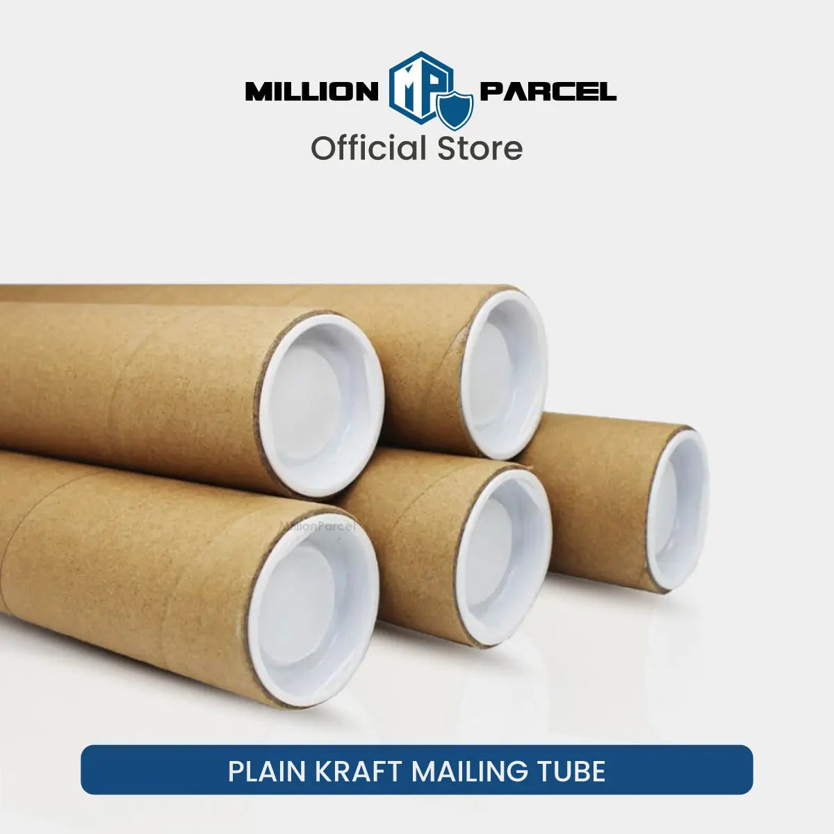 Plain Kraft Mailing Tube | Perfect for posters, certificates & document - MillionParcel