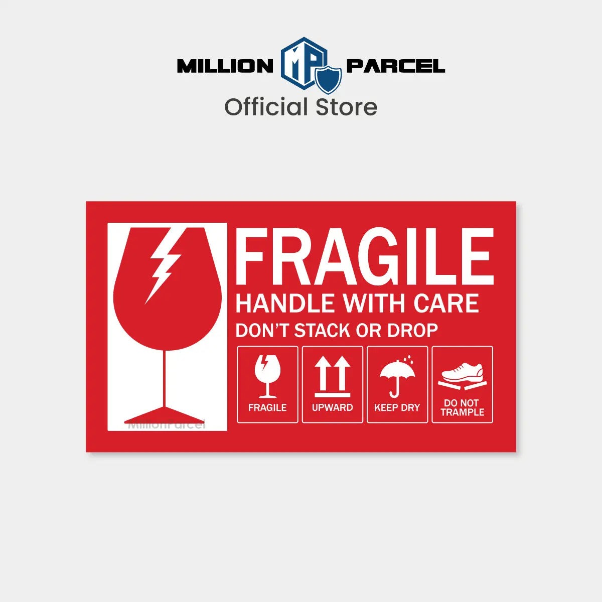Fragile Label - - Ensure your fragile items arrive safely - MillionParcel