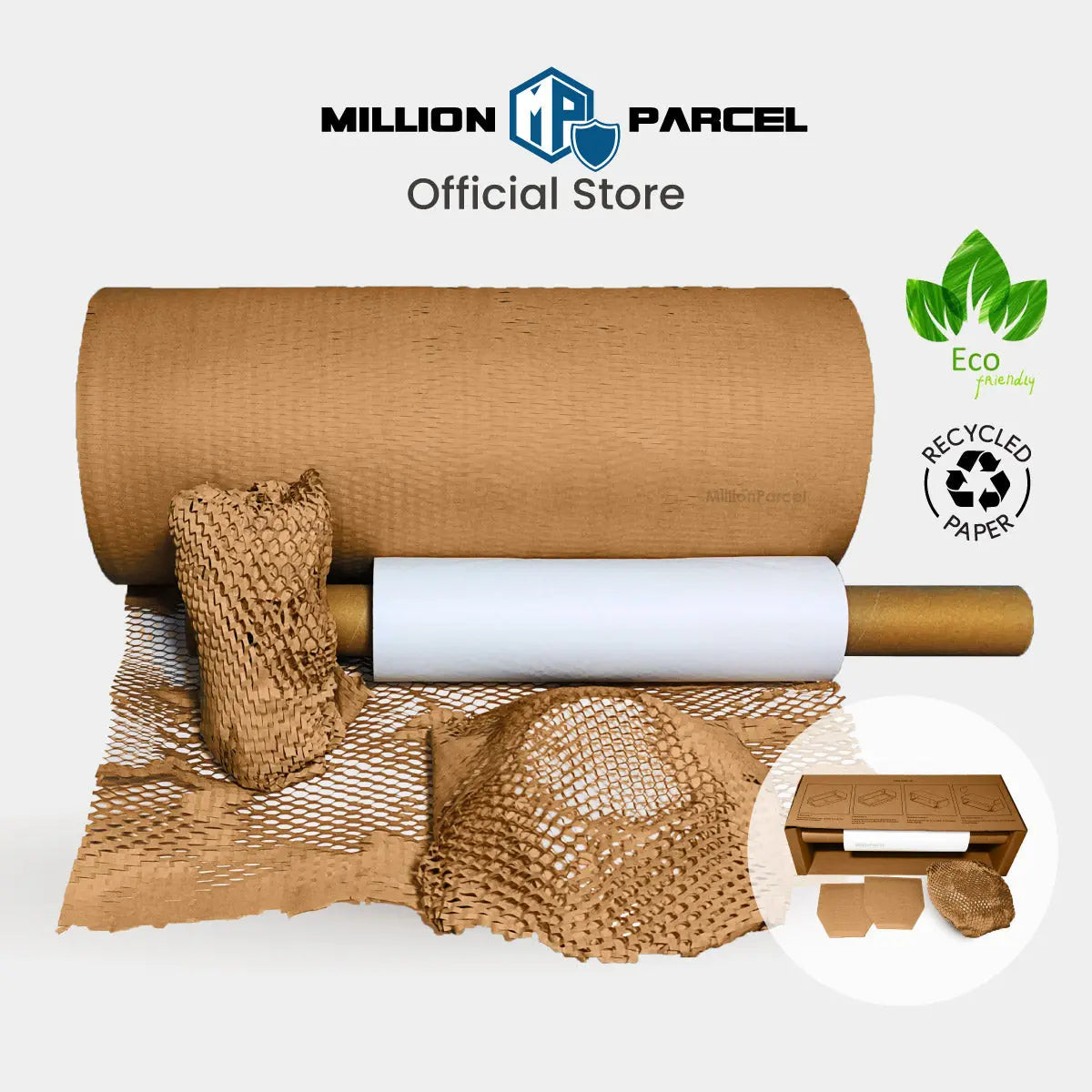 Honeycomb Wrap  | Honeycomb Paper Replace Bubble Wrap - MillionParcel