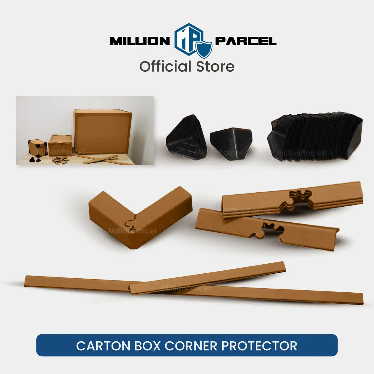 Carton Box Corner Protector | Packaging Box Edge Protector - MillionParcel