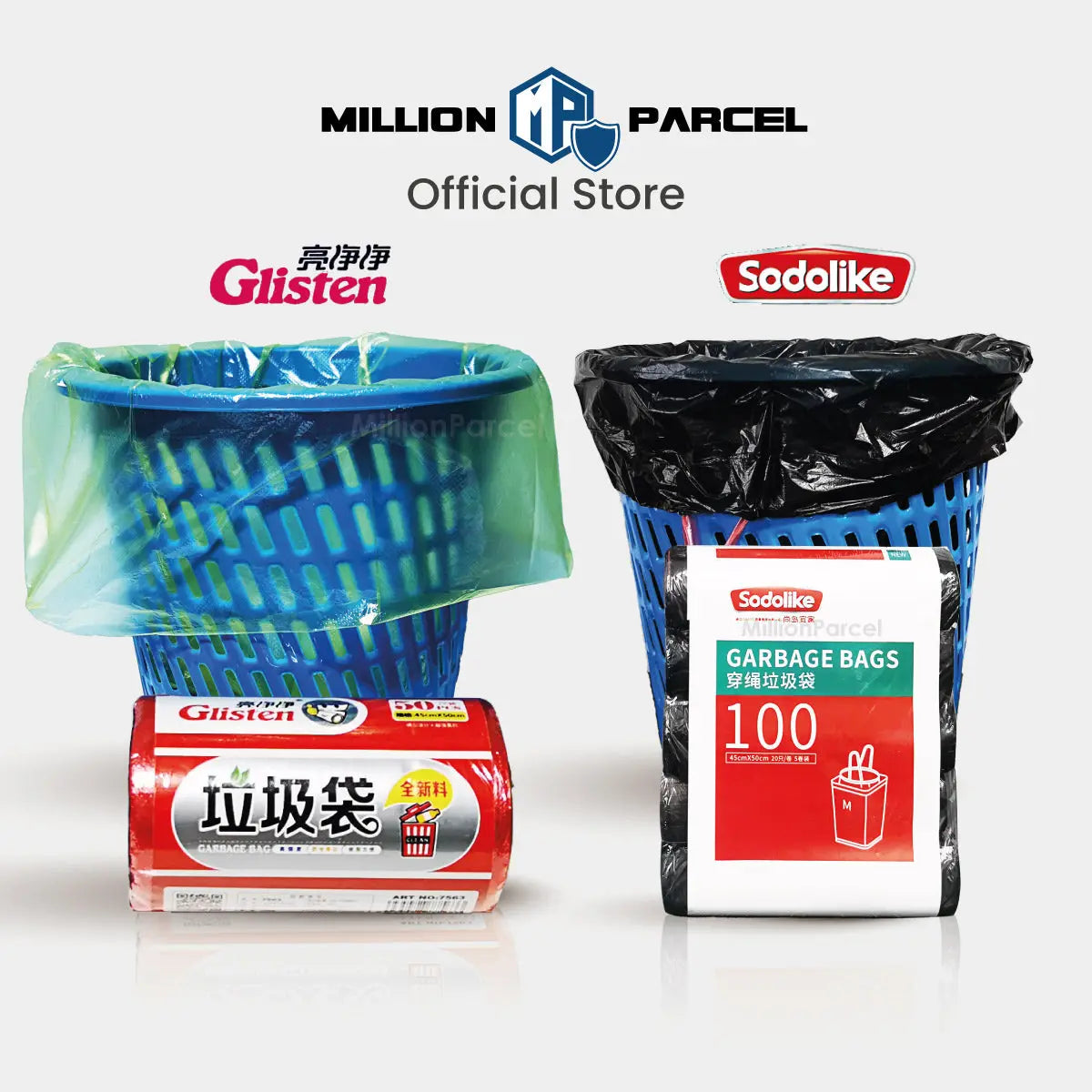 Draw String Rubbish Bag | Trash Bag - MillionParcel