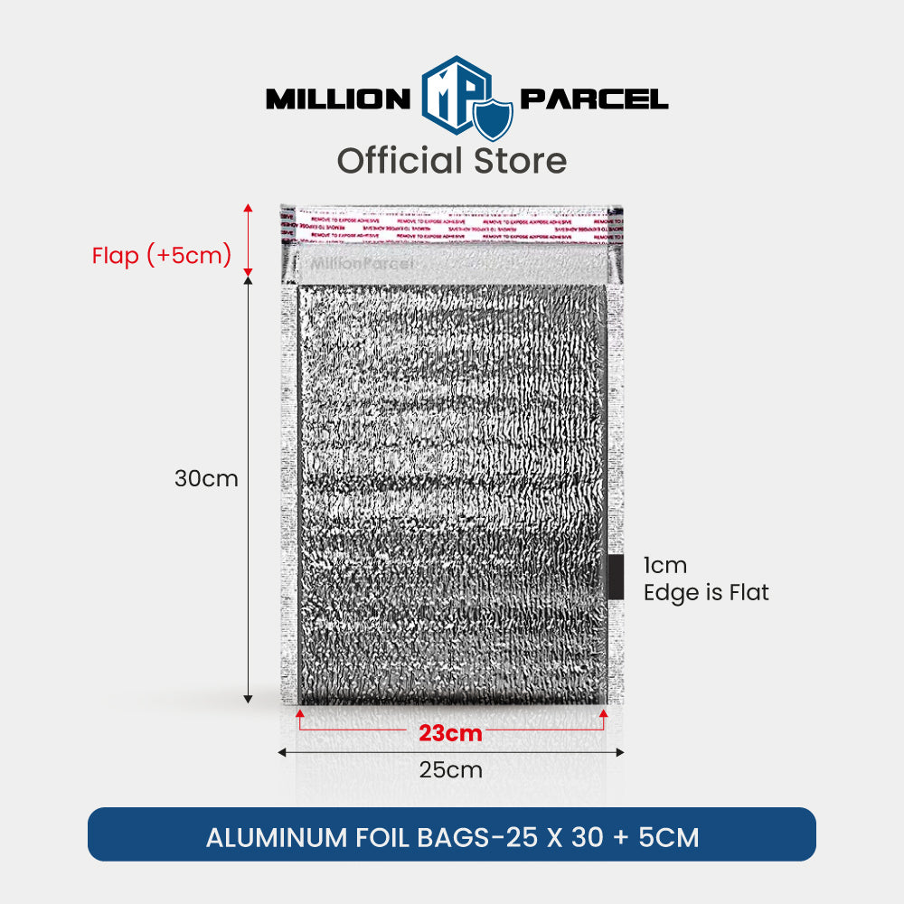 Aluminium Foil Bags | Thermal Bag - Millionparcel