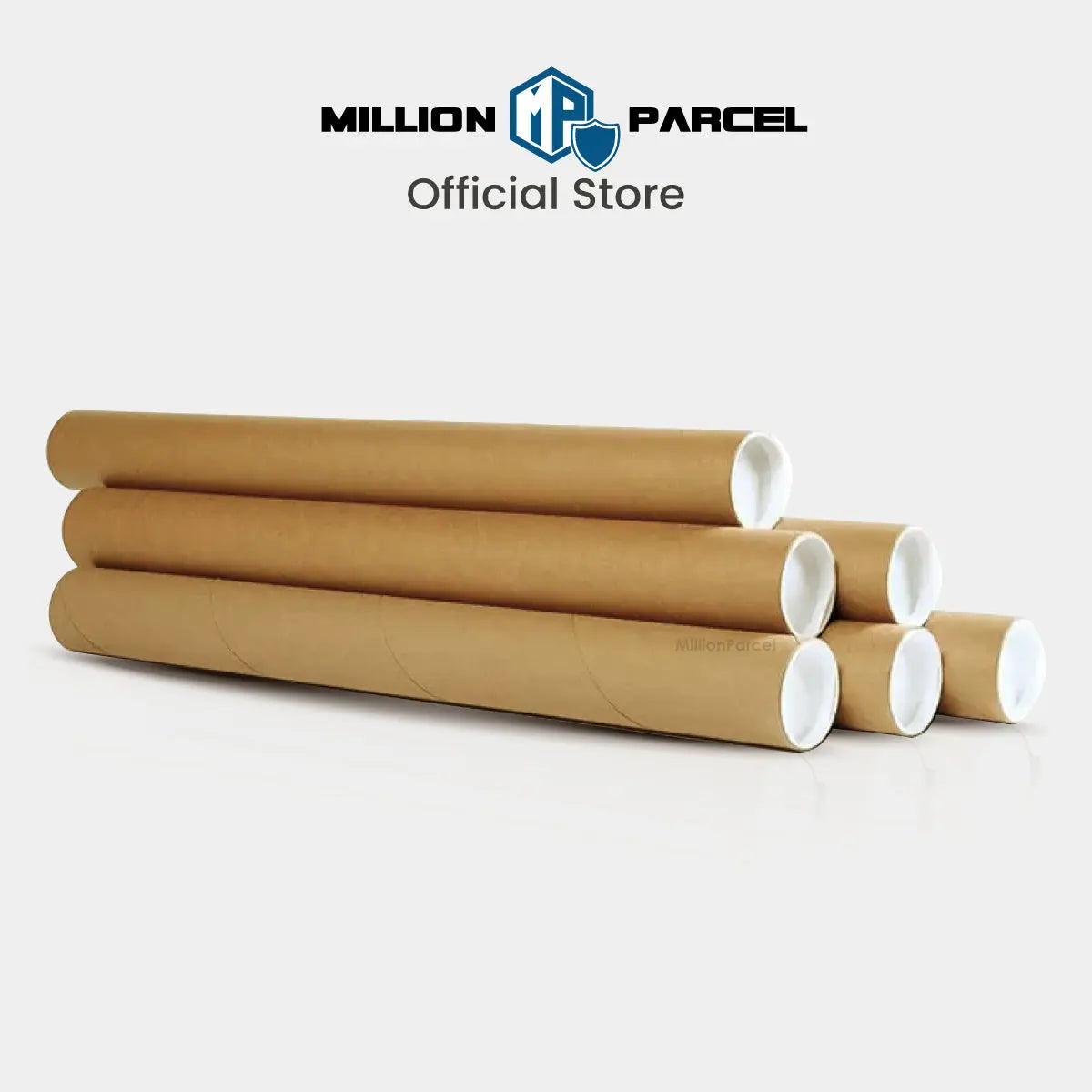 Plain Kraft Mailing Tube | Perfect for posters, certificates & document - MillionParcel