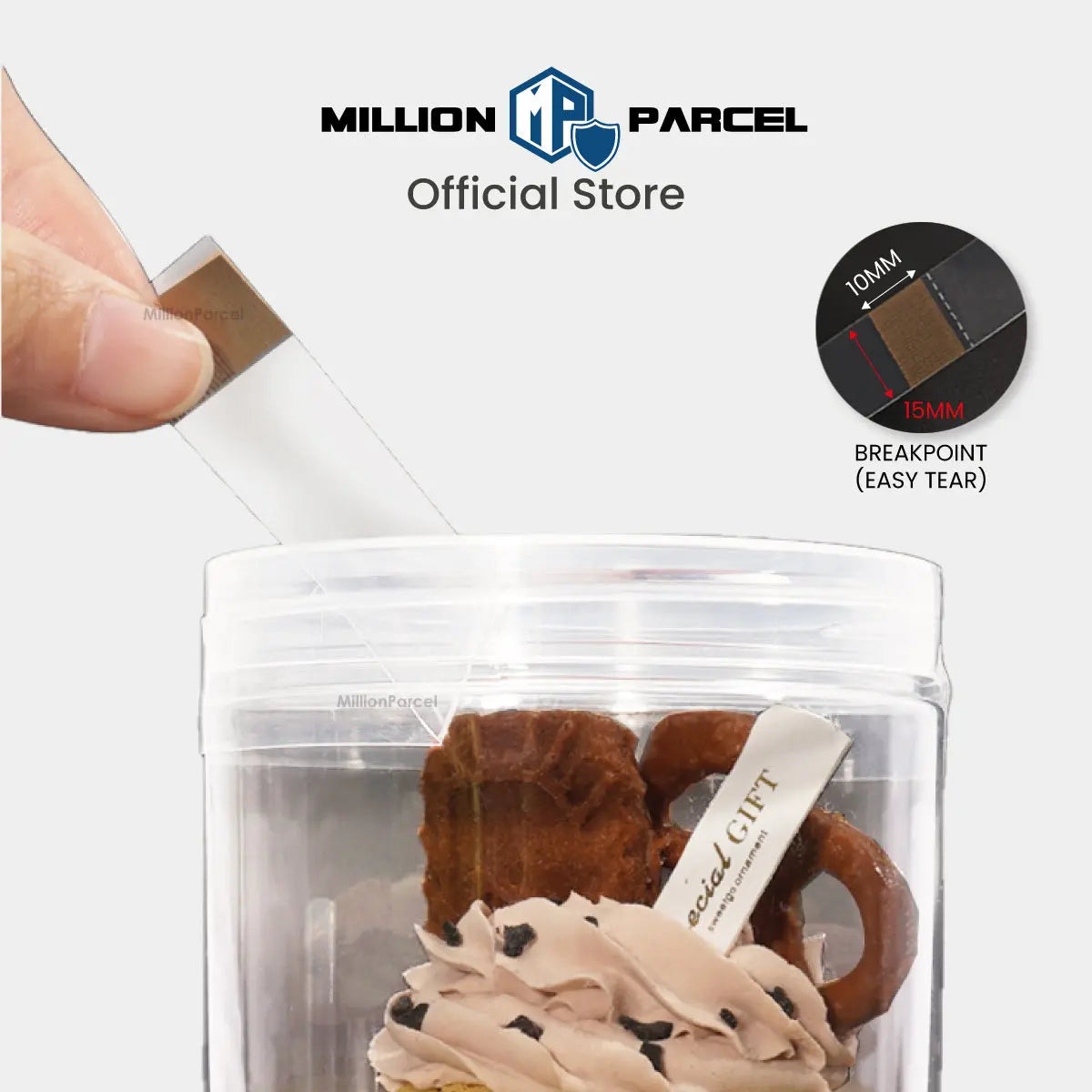 PVC Sealing Tape for Tin Cans – Food Grade, No Residue, Ready Cut - MillionParcel