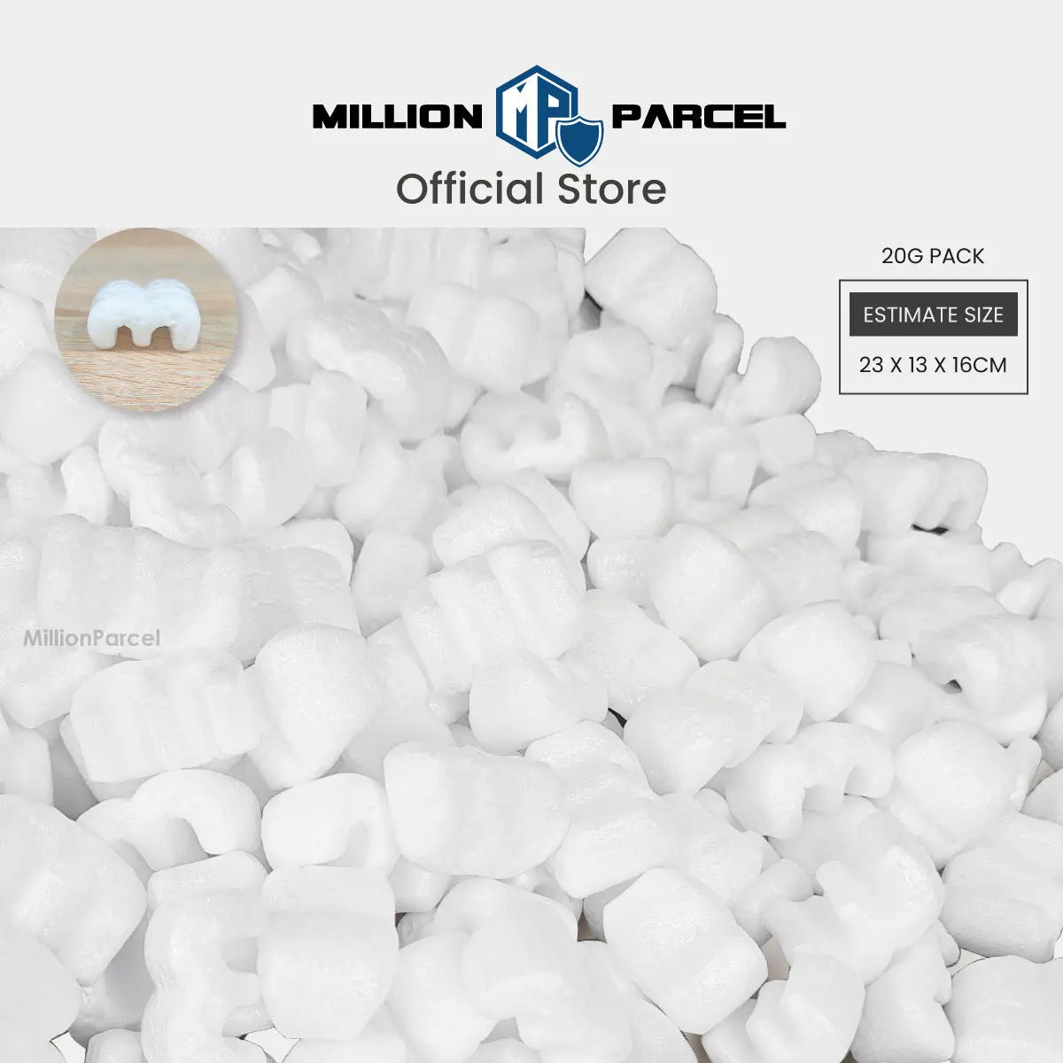 Loose Fill Packing Foam Peanuts - MillionParcel