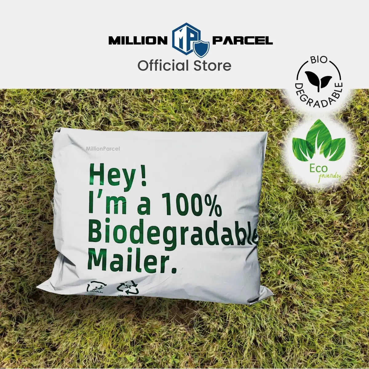 Bio-Degradable Polymailer | Eco-Friendly - MillionParcel