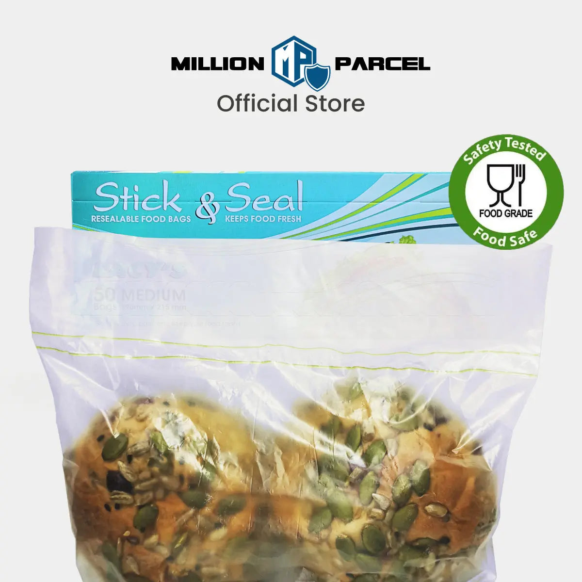 Lacy’s Stick & Seal | Zipbag Slider - MillionParcel