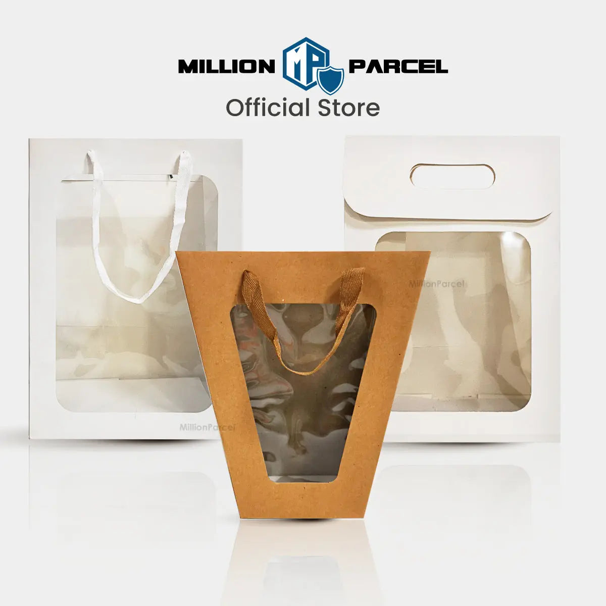 Window Paper Bag | Prefect for Valentines Day & Birthday - MillionParcel