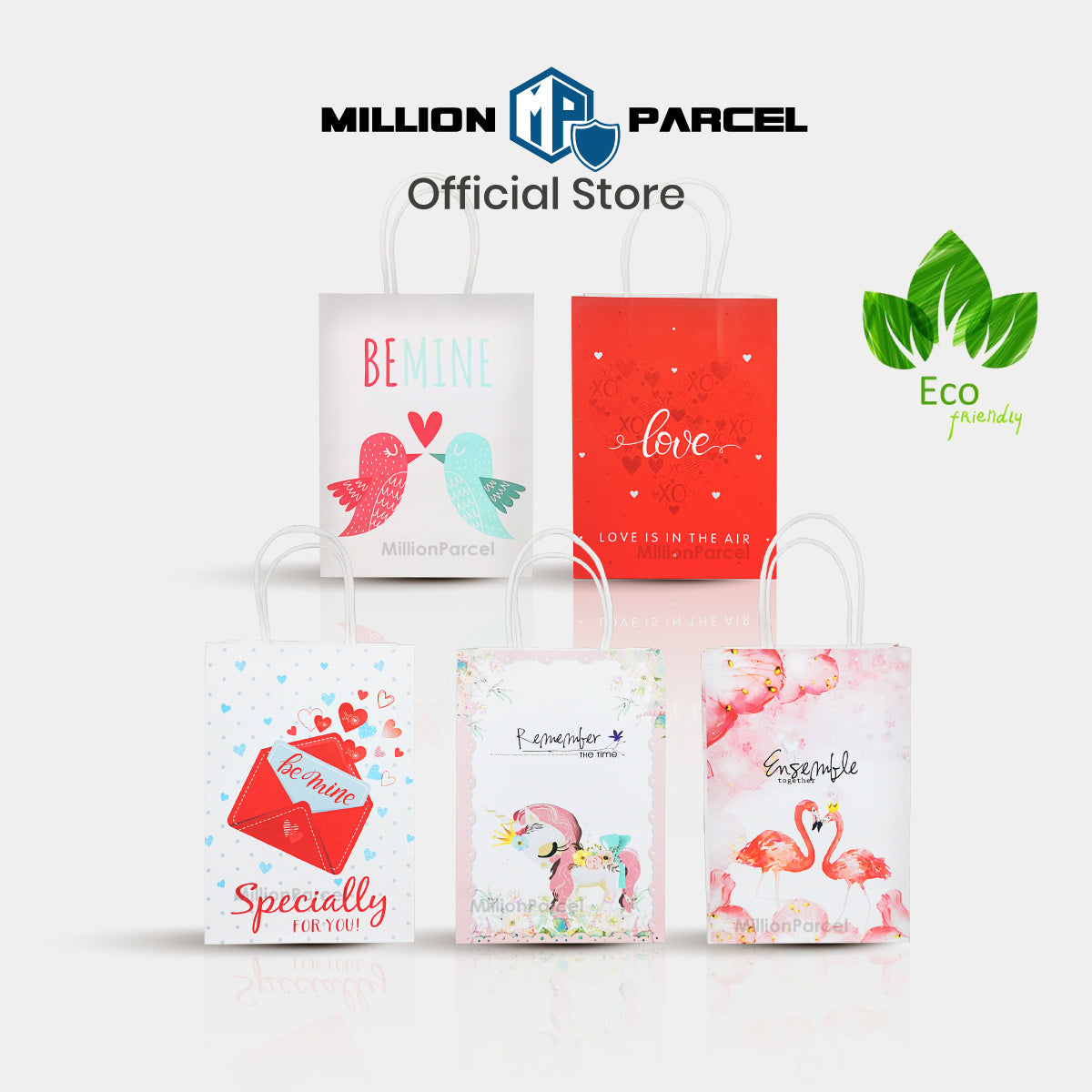 Thank You Paper Bag | Floral Gift & Goodie Bag for Wedding, Party & Festivals