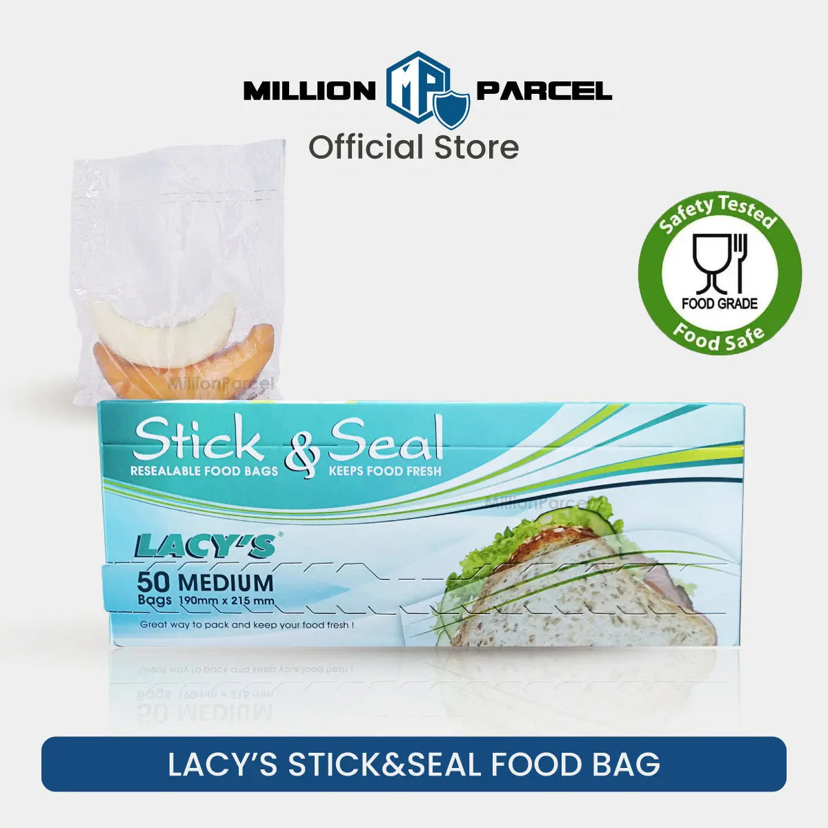 Lacy’s Stick & Seal | Zipbag Slider - MillionParcel