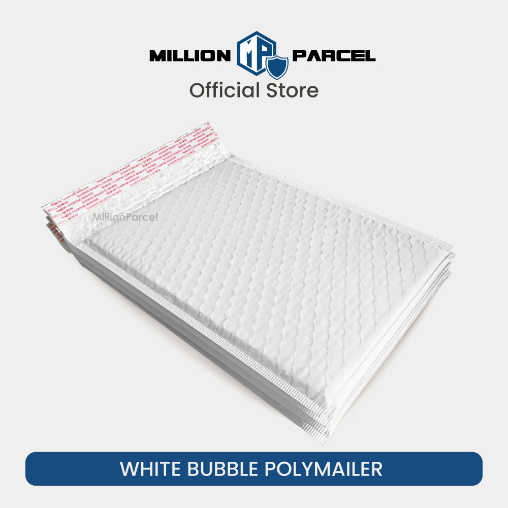 White Bubble Polymailer | Bubble Envelope
