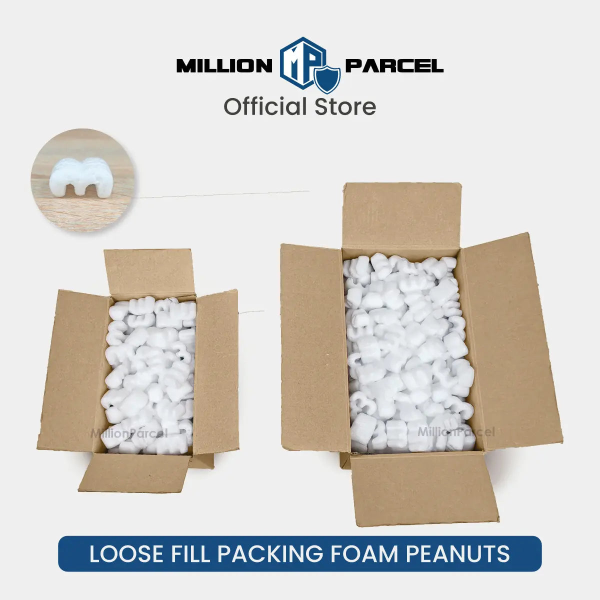 Loose Fill Packing Foam Peanuts - MillionParcel