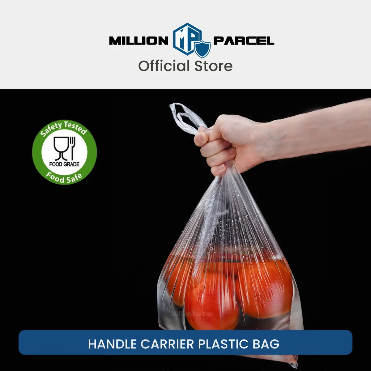 Supermarket Perforated Continuous Roll Bags | Plastic Bag - MillionParcel