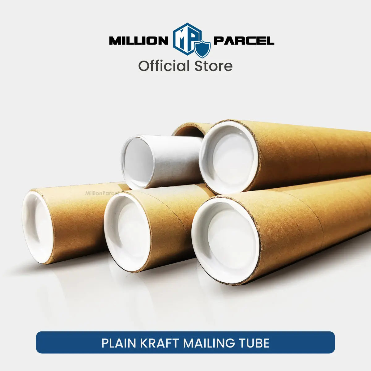 Plain Kraft Mailing Tube | Perfect for posters, certificates & document - MillionParcel