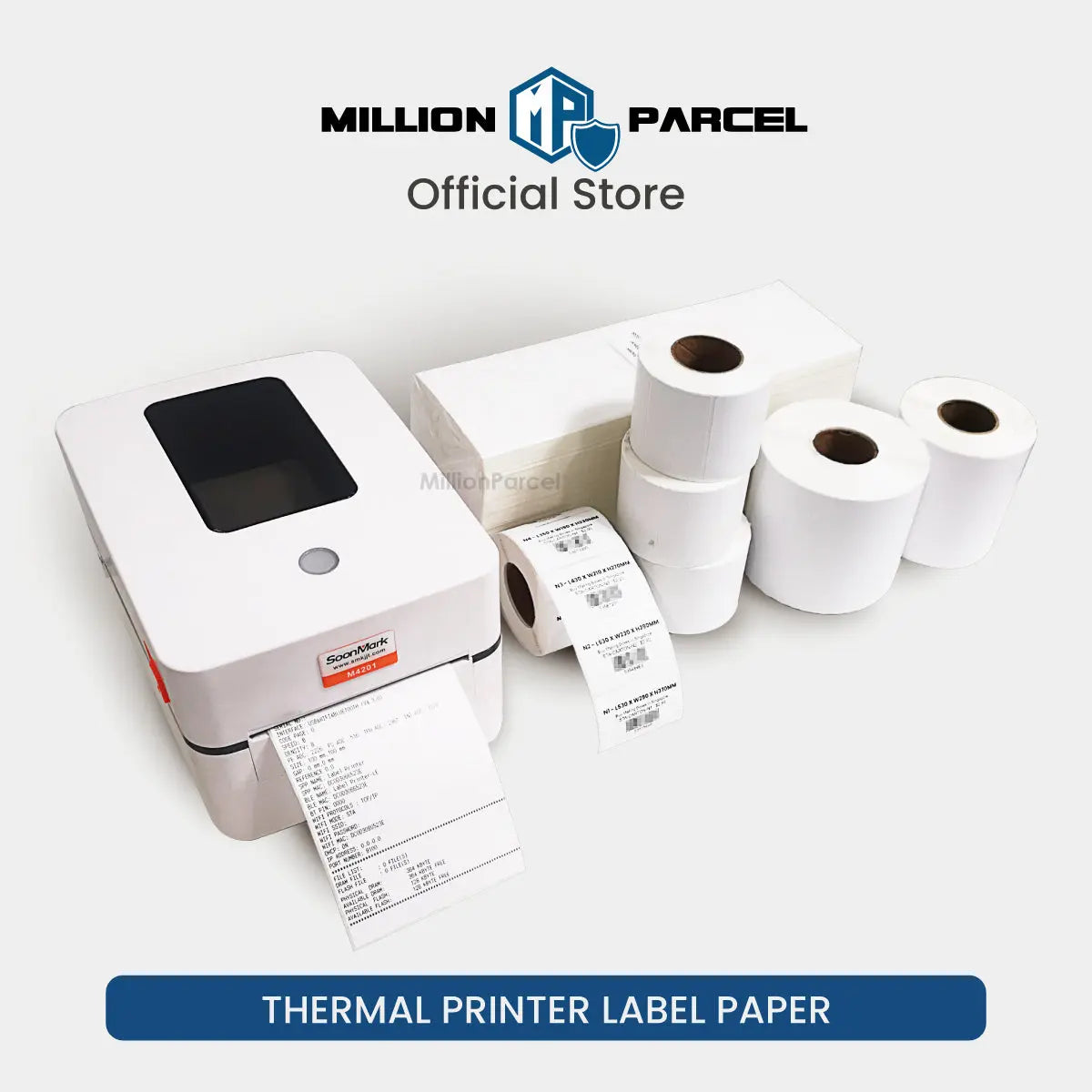 Thermal Printer Label Paper - MillionParcel