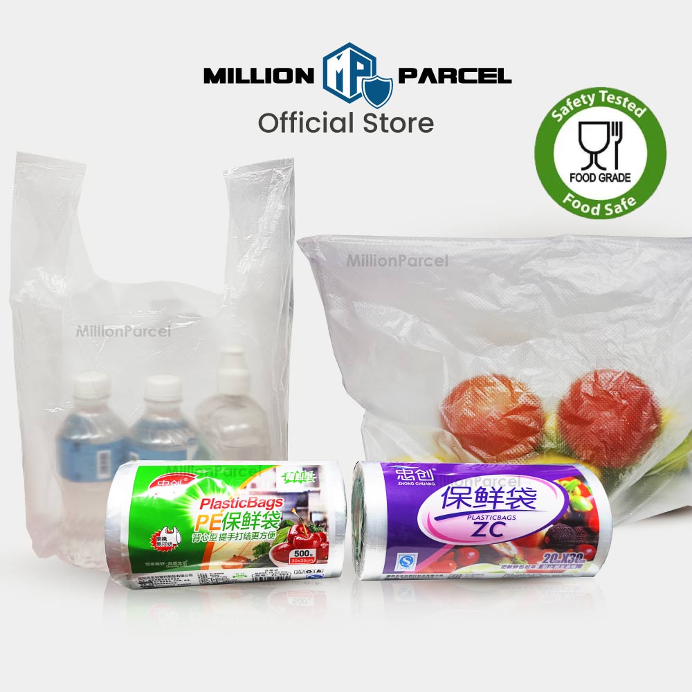 Supermarket Plastic Bag Roll
