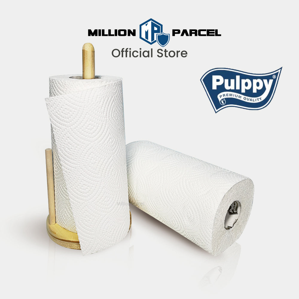 Pulppy Kitchen Towel Tissue | Premium Quality 3ply | 4 roll x 60 sheet