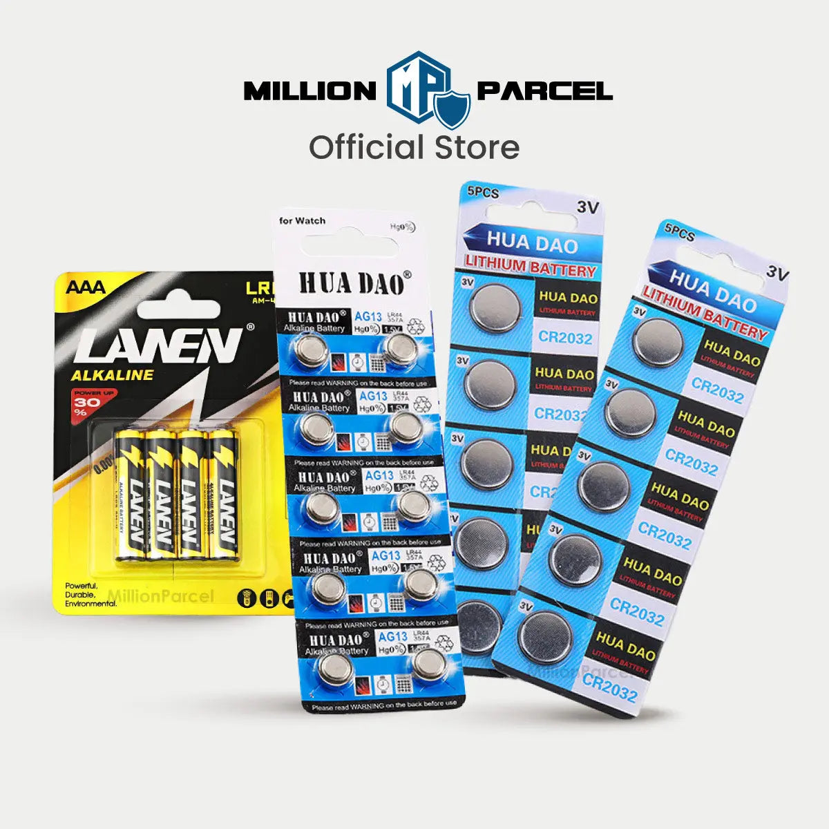 LANEN Alkaline Battery | HUADAO Coin Battery - MillionParcel