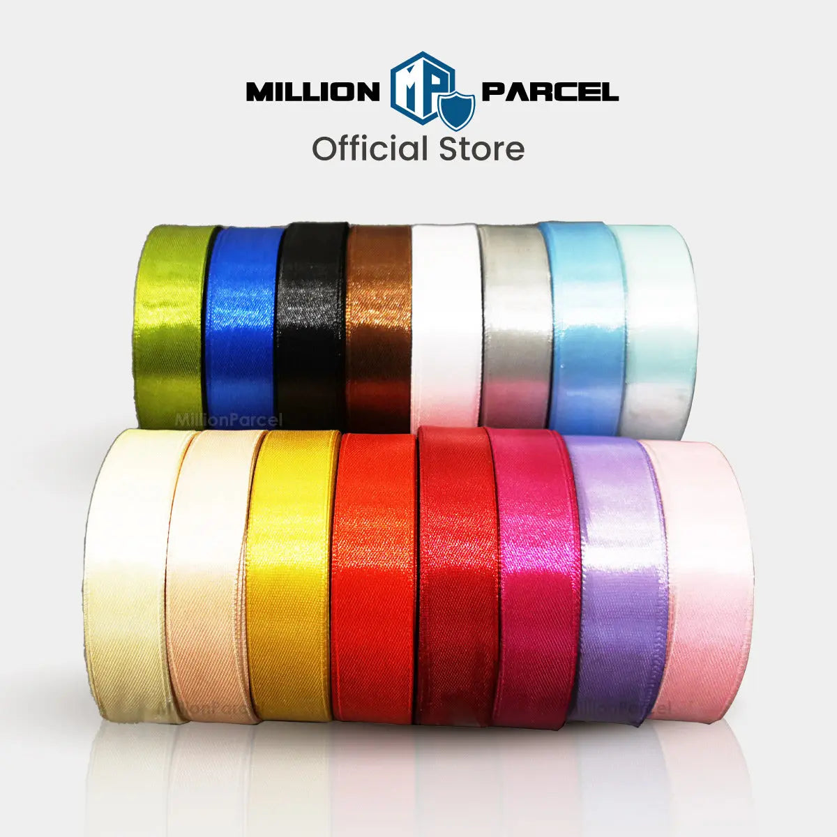 Satin ribbon 2cm x 22m (1 Roll) - MillionParcel