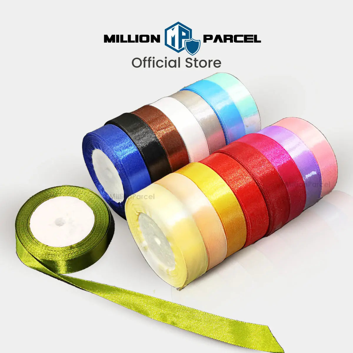 Satin ribbon 2cm x 22m | Gift Ribbon - MillionParcel