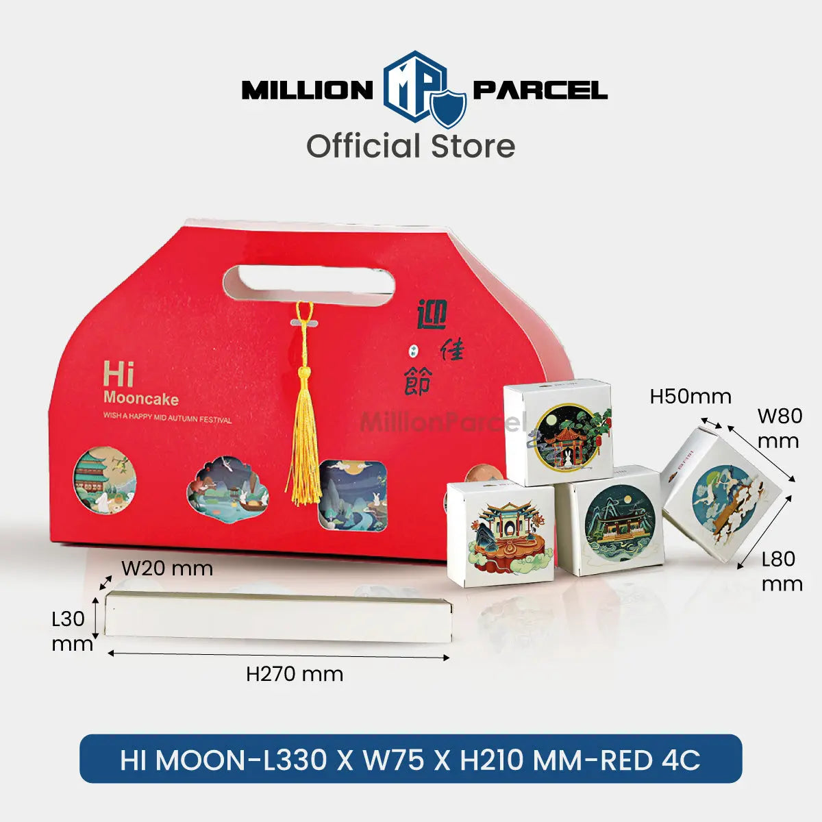 Moon Cake Box / Mooncake Boxes - MillionParcel