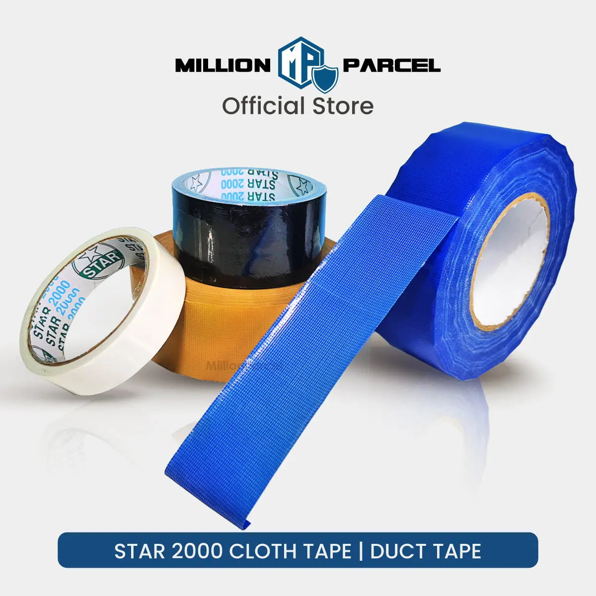 STAR 2000 Cloth Tape | Duct Tape - Easy Tear - MillionParcel