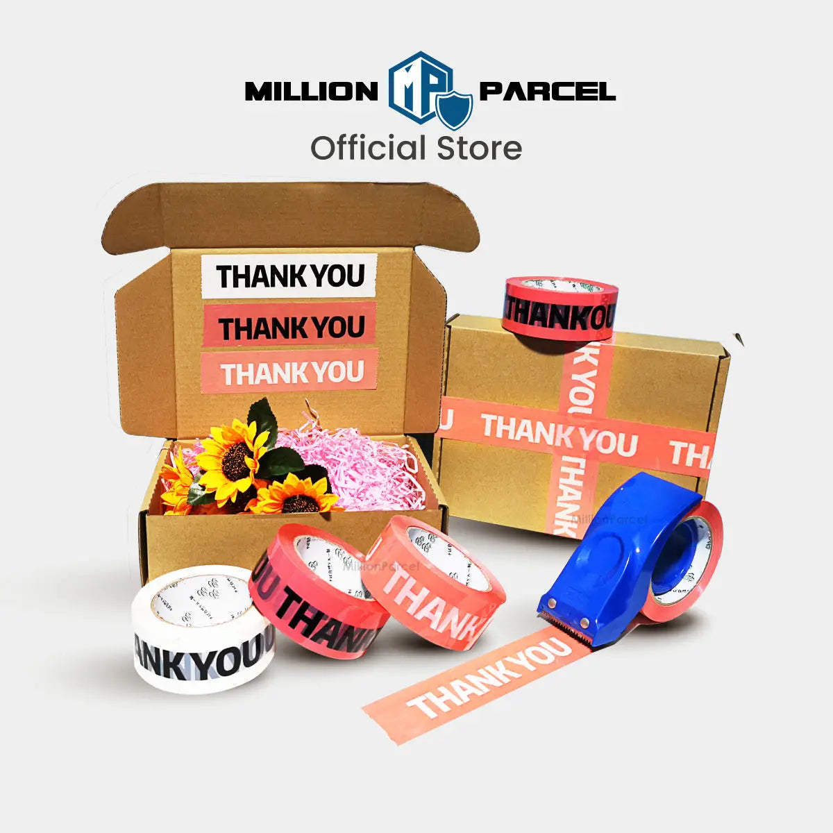 Thank You Adhesive tape | Opp Tape - MillionParcel