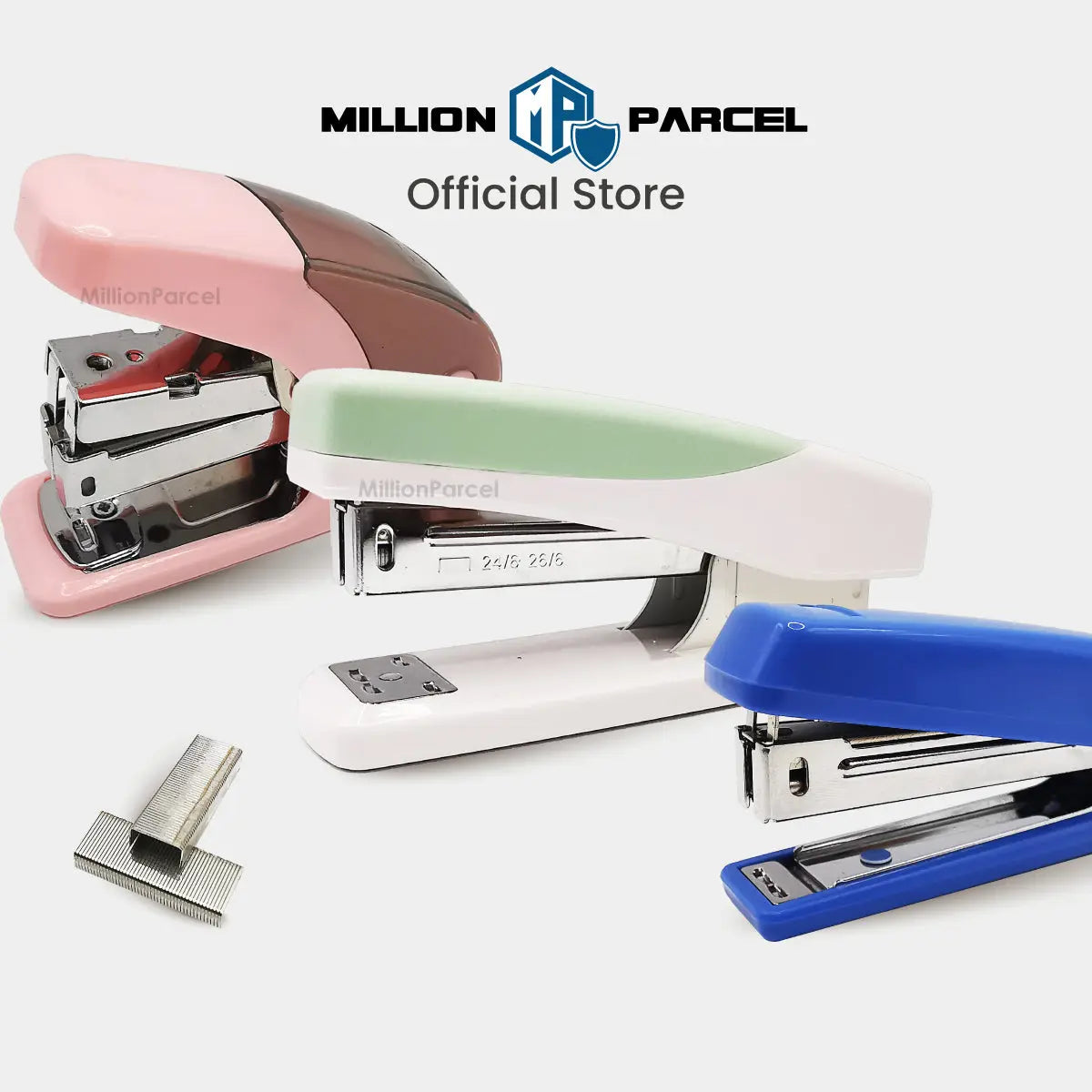 Twin Lever Stapler: 50% Less Effort | All type Stapler - MillionParcel