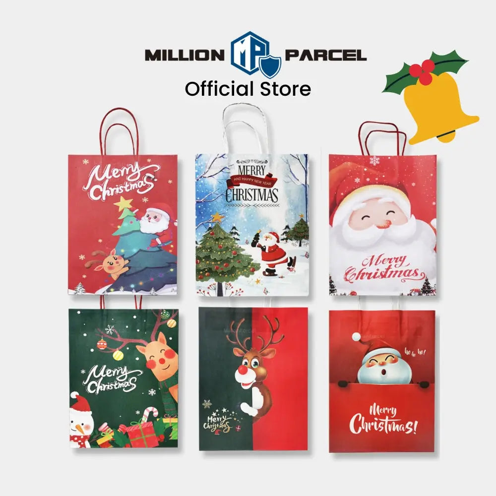 Christmas Paper Bag | Christmas Gift Bag - MillionParcel