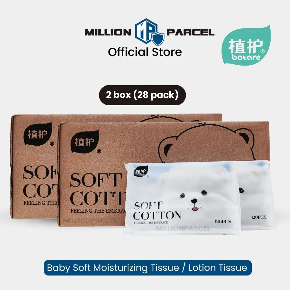 Botare Soft Moisturizing Tissue Paper 3ply x 40 sheet | Lotion Tissue - MillionParcel