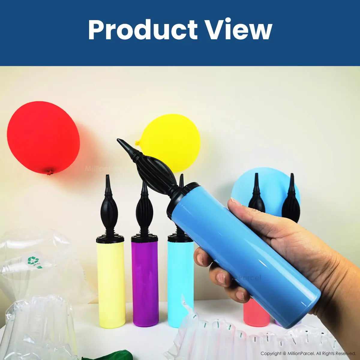 Manual Hand Pump for Inflatable Air Column | Balloon Pump - MillionParcel