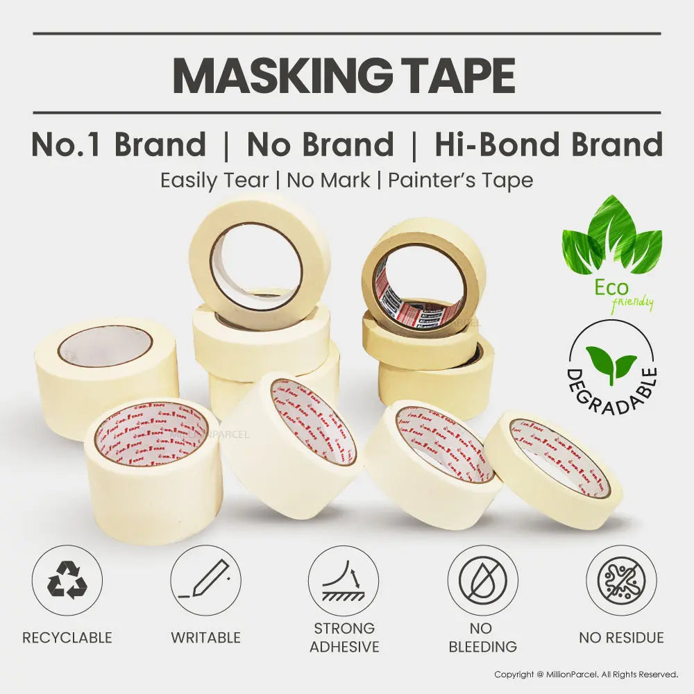 Hi-Bond Masking Tape | No.1 Masking Tape - MillionParcel