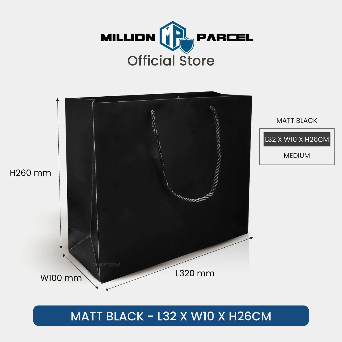 Premium Kraft Paper Bags - MillionParcel