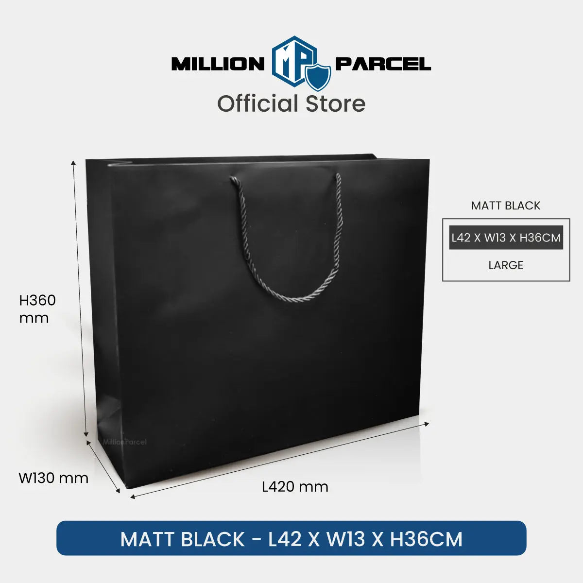 Premium Kraft Paper Bags - MillionParcel